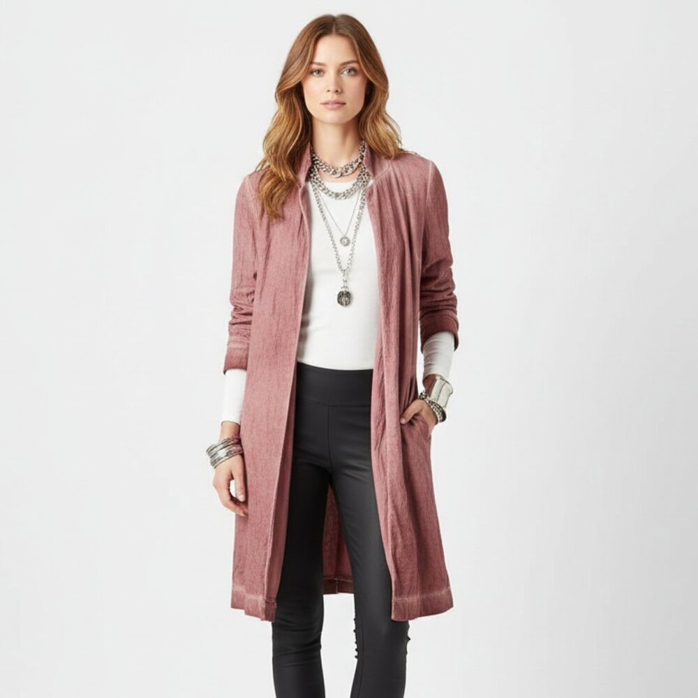 Thieves Like Us Long Sleeve Open Front Cardigan Sweater M